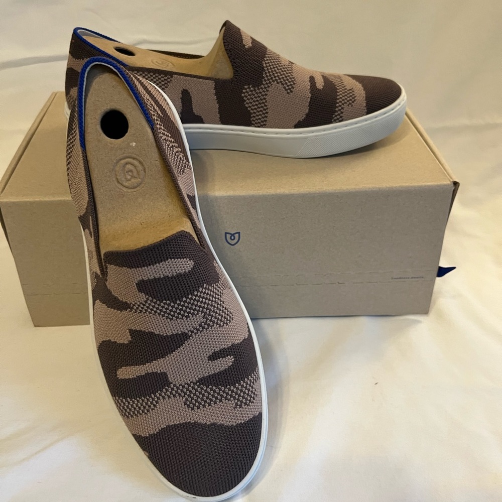 Rothy’s Original Sneaker in Taupe-Camo Retired color